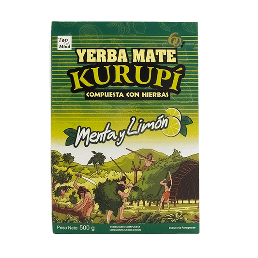 YERBA MATE  MENTA Y LIMON KURUPI 500g