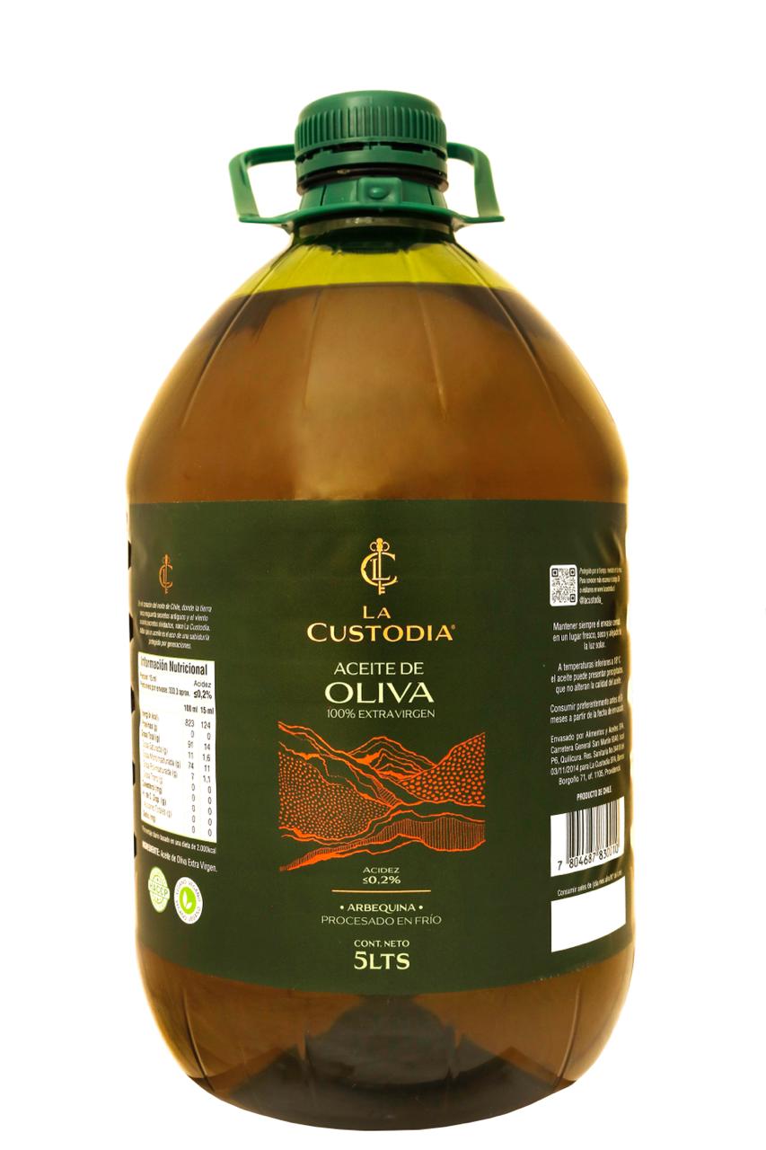 ACEITE DE OLIVA EXTRA VIRGEN VEGANO SIN GLUTEN 5lt
