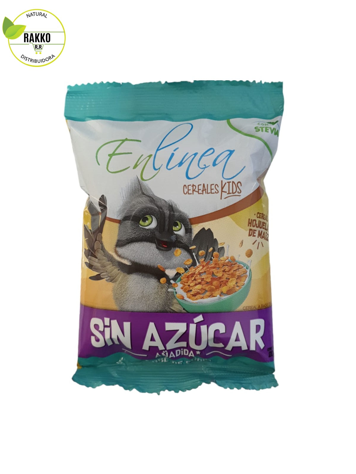EN LINEA KIDS CEREAL HOJUELAS DE MAÍZ SIN AZUCAR 20g