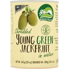 FRUTA JACA VERDE EN AGUA SIN GLUTEN VEGANA NATURES CHARM 565gr vencimiento 08/03/2026