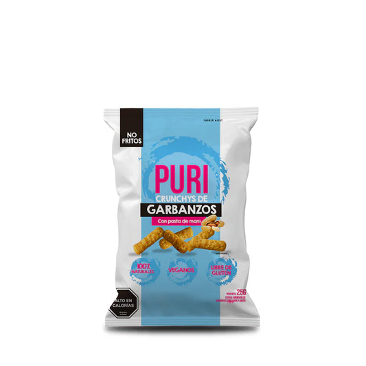 PURI CRUNCH PASTA DE MANI VEGANO SIN GLUTEN 25g