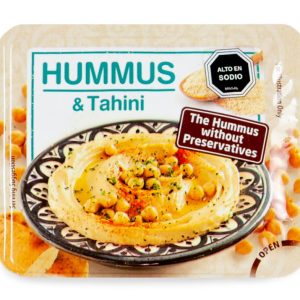 HUMMUS CON TAHINI SIN GLUTEN VEGANO RED SPOON 100gr