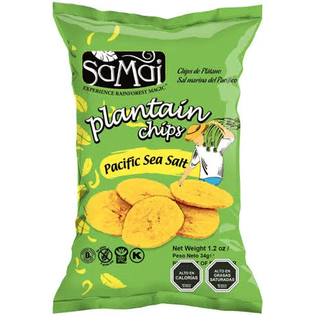 CHIPS DE PLATANITOS SALADOS SIN GLUTEN 34g