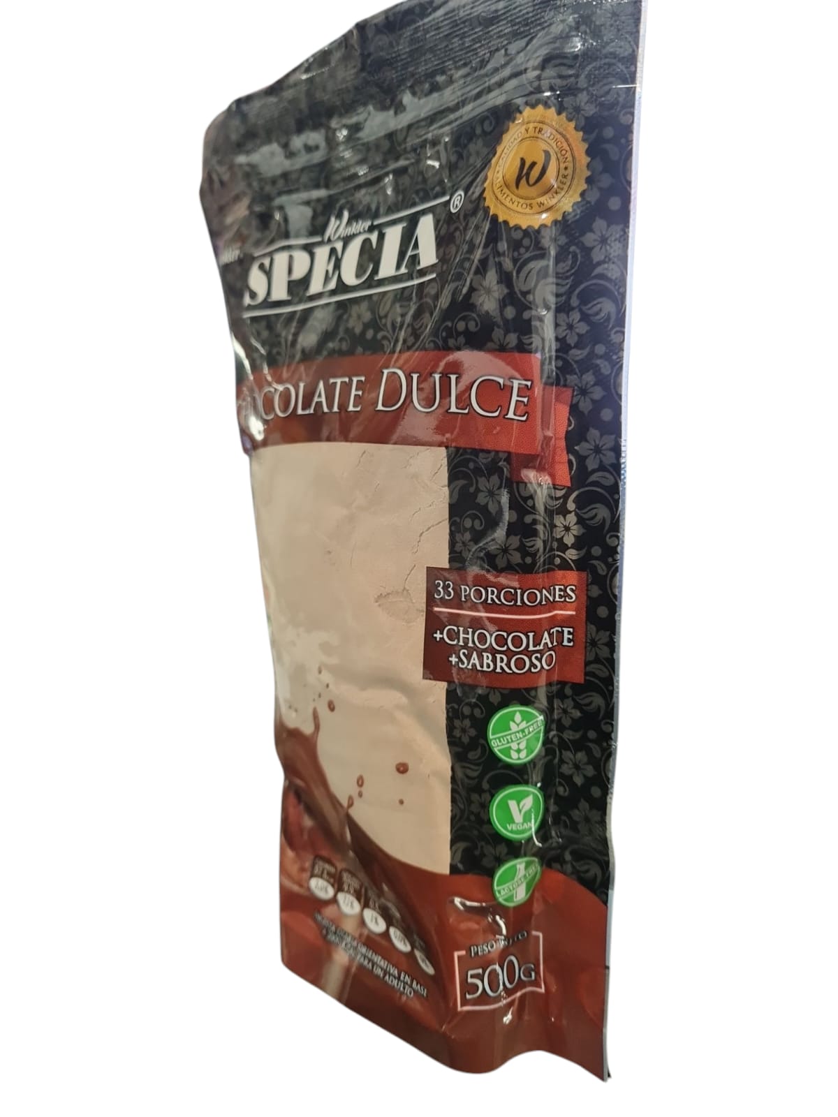 CHOCOLATE EN POLVO SIN GLUTEN VEGANO 500g
