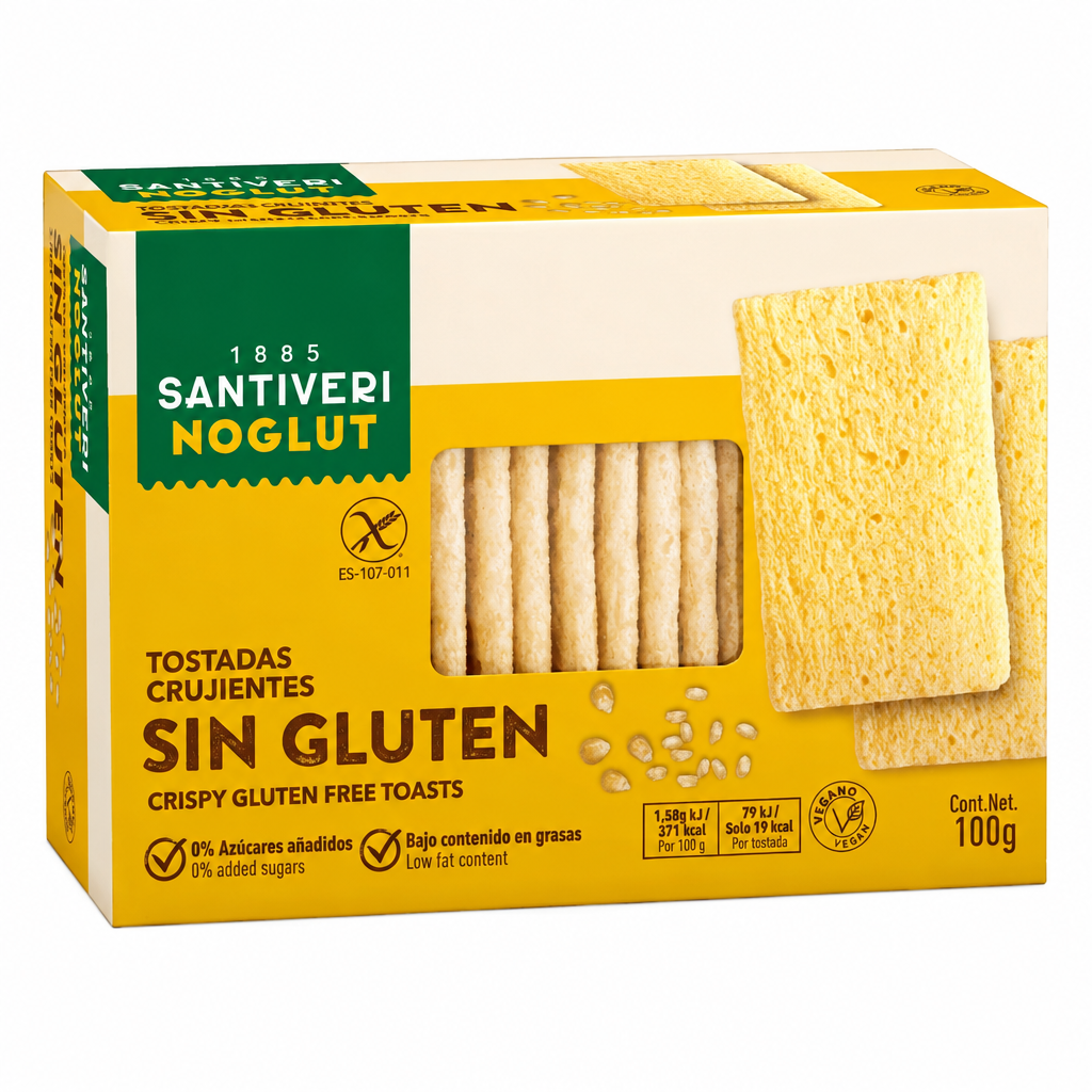 TOSTADAS LIGERAS SIN GLUTEN 100G