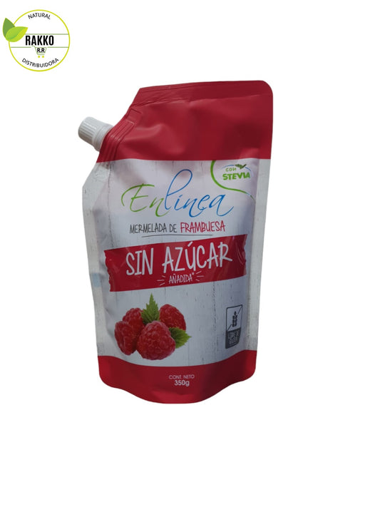 EN LINEA MERMELADA FRAMBUESA DOY PACK SIN GLUTEN 350g