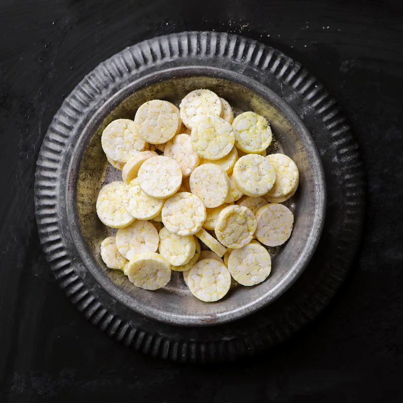 TIKA MINI RICE CREAM CIBOULETTE VEGANO SIN GLUTEN 110GR.