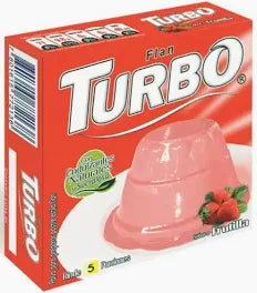 TURBO FLAN SABOR FRUTILLA SIN GLUTEN |50g