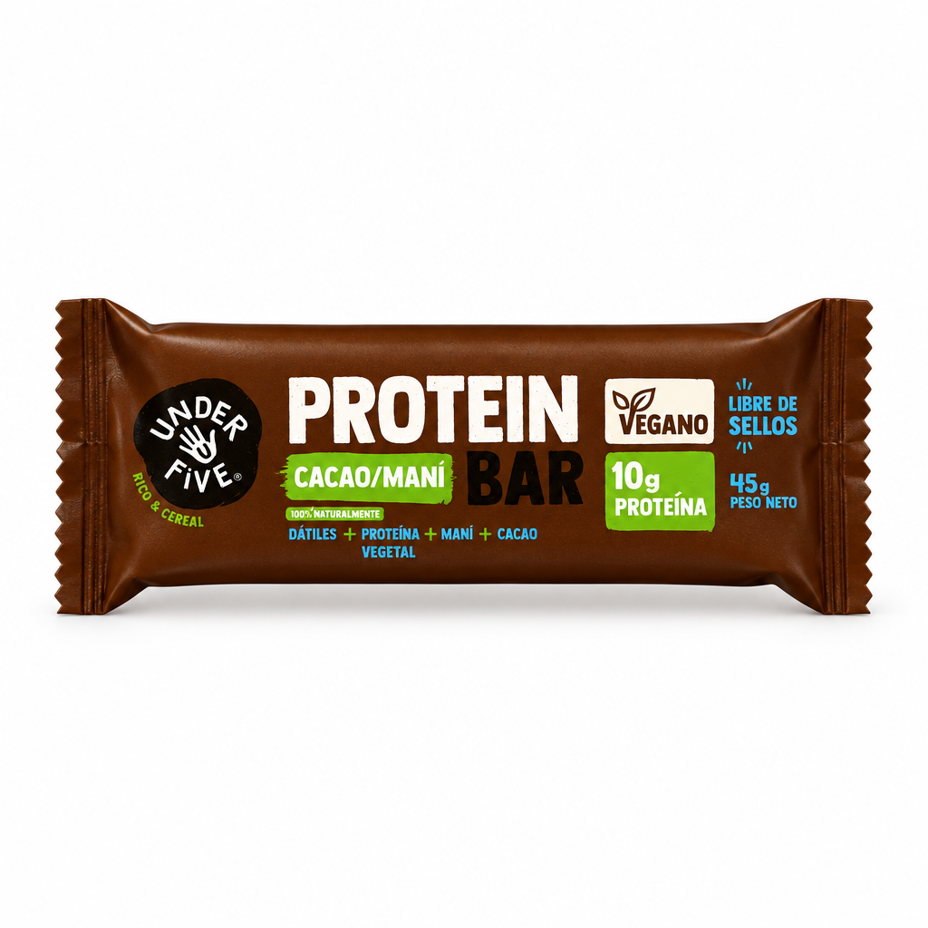UNDERFIVE PROTEIN BAR CACAO/MANI Liquidacion 04.11.2026
