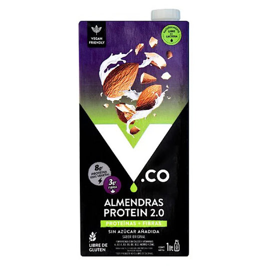 BEBIDA VEGETAL ALMENDRA PROTEIN 2.0 V.CO SIN GLUTEN VEGANA 1LT