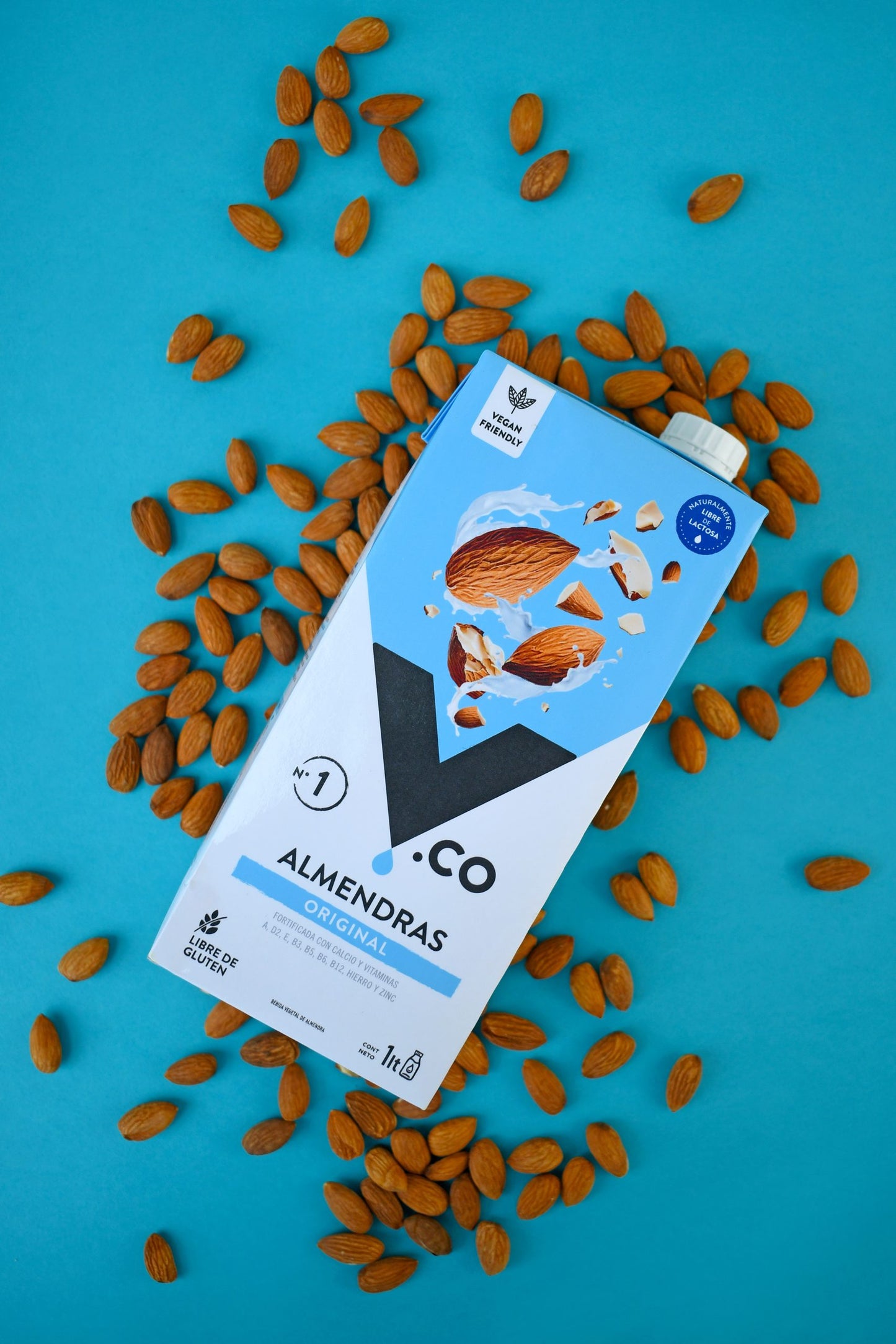 BEBIDA VEGETAL ALMENDRA ORIGINAL V.CO SIN GLUTEN VEGANA 1LT