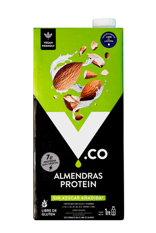 BEBIDA VEGETAL ALMENDRA PROTEIN V.CO SIN GLUTEN VEGANA 1LT