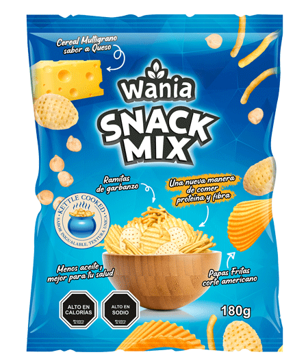 SNACK MIX VEGETARIANO WANIA 50g