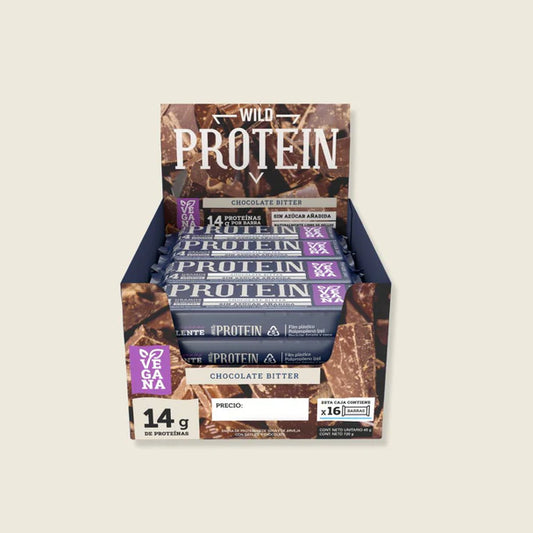 WILD PROTEIN CHOCOLATE BITTER VEGANA 45g