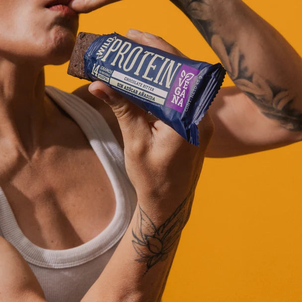 WILD PROTEIN CHOCOLATE BITTER VEGANA 45g