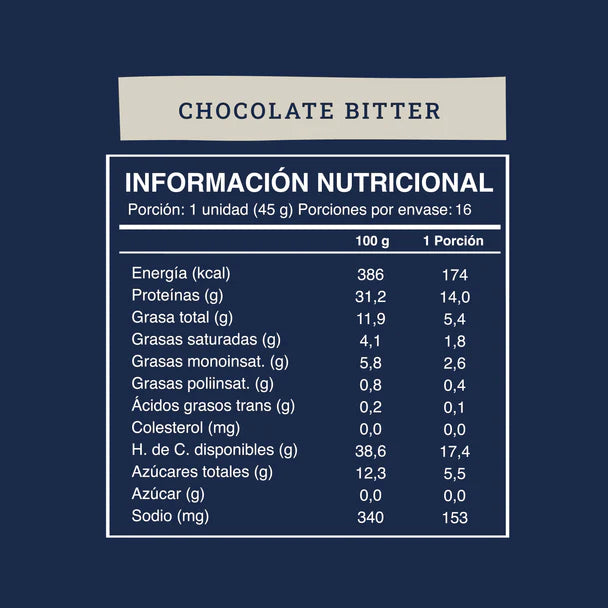 WILD PROTEIN CHOCOLATE BITTER VEGANA 45g