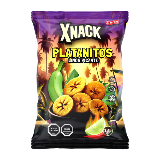 PLATANITOS LIMON PICANTE VEGANO SIN GLUTEN 135g