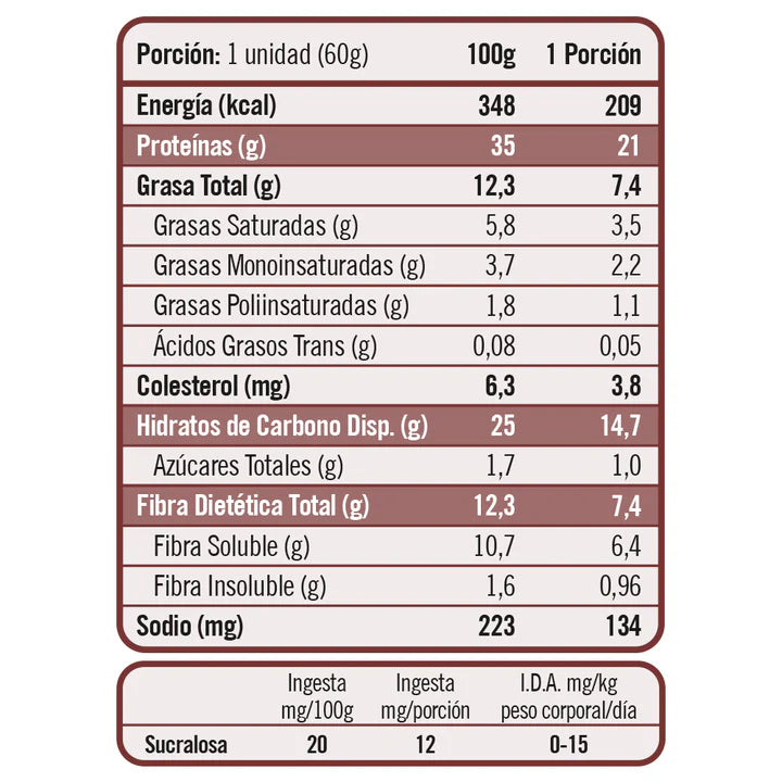 PROTEIN BITE CHOCOLATE CRUNCH 60g
