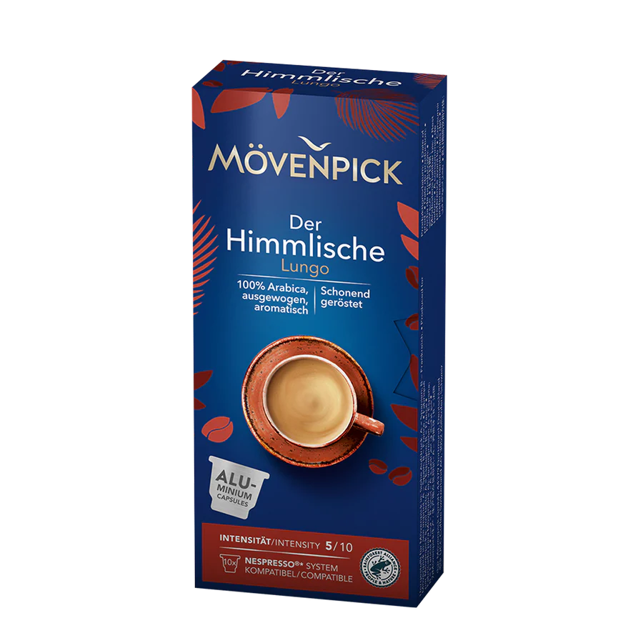 MOVENPICK DER HIMMLISCHE LUNGO CAPSULA COMPATIBLE CON NESPRESSO 10caps