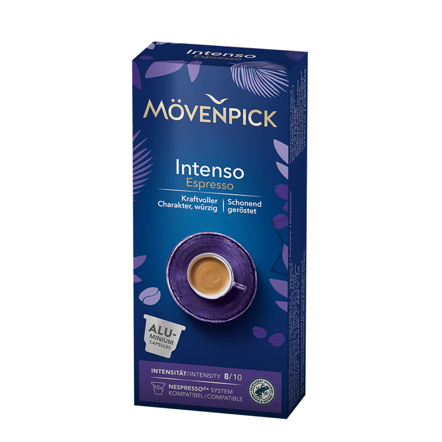 MOVENPICK INTENSO ESPRESSO CAPSULA COMPATIBLE CON NESPRESSO 10caps