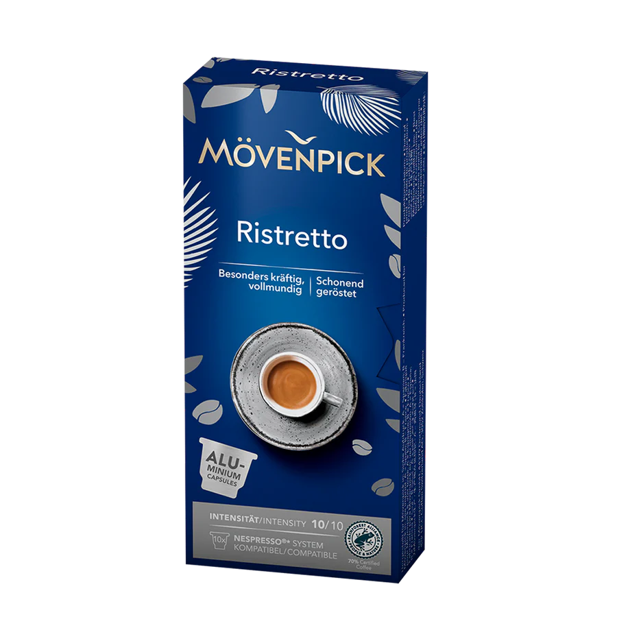 MOVENPICK RISTRETTO CAPSULA COMPATIBLE CON NESPRESSO 10caps