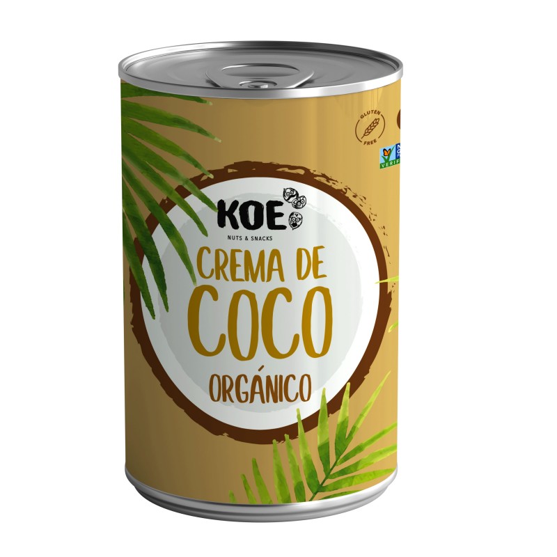 KOE CREMA DE COCO ORGANICO SIN GLUTEN 400ml