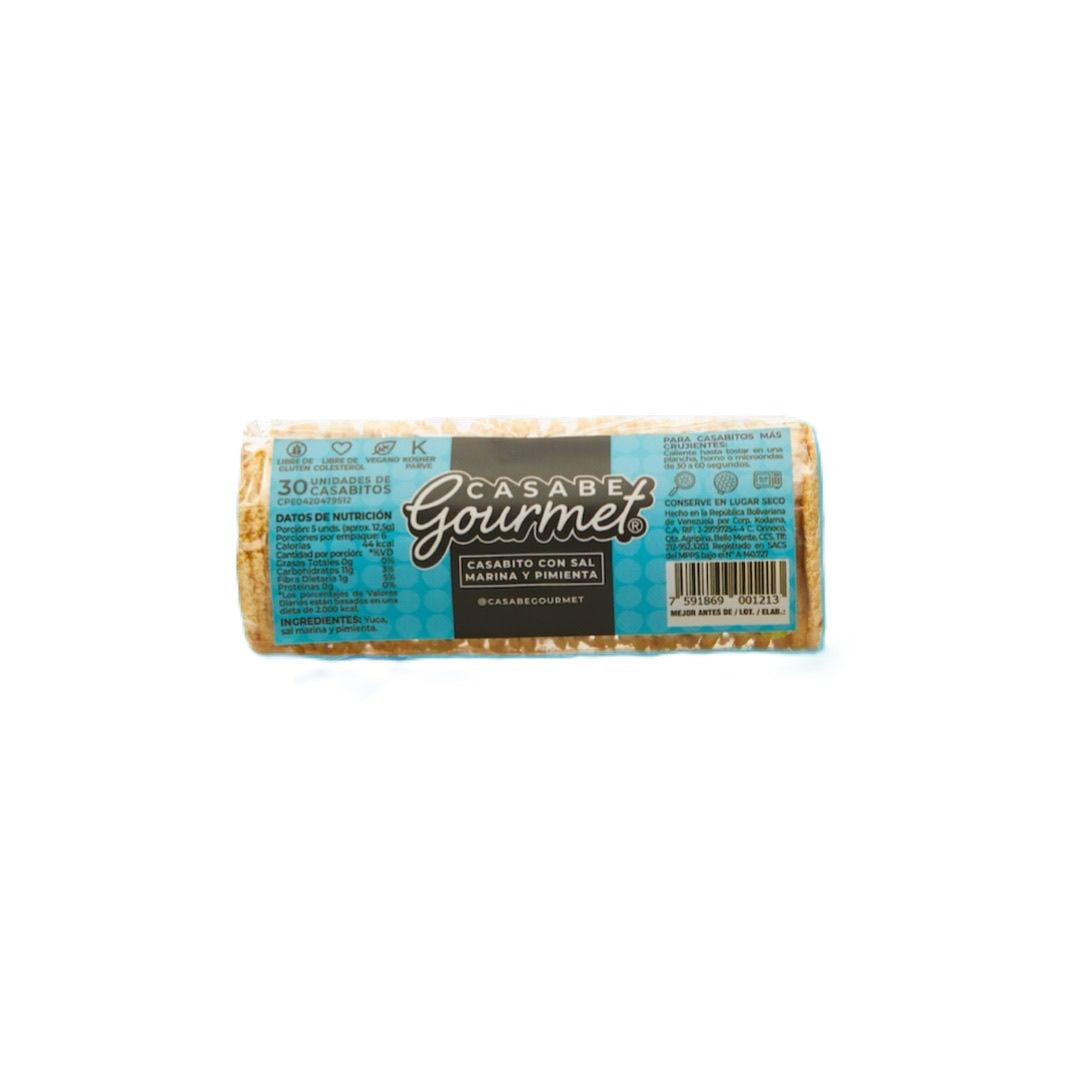 CASABITO CON SAL MARINA Y PIMIENTA SIN GLUTEN 75g