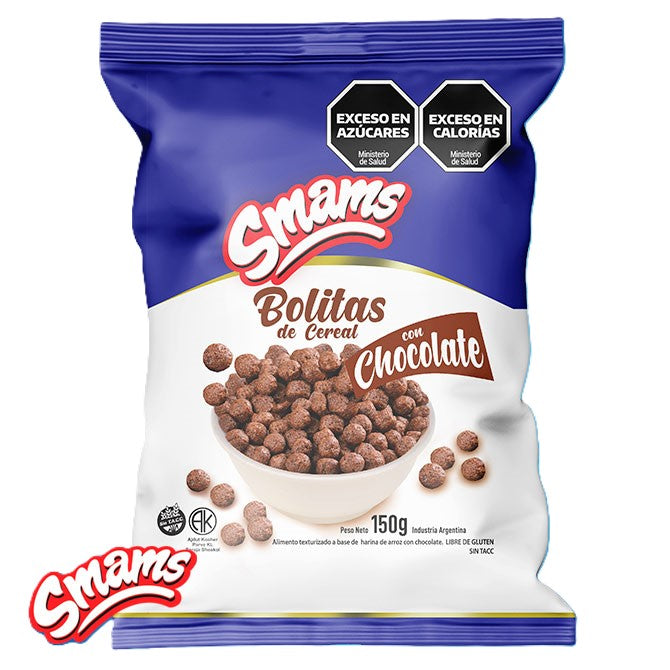 CEREAL BOLITAS DE CHOCOLATE SIN GLUTEN 150g liquidacion 23/10/2025