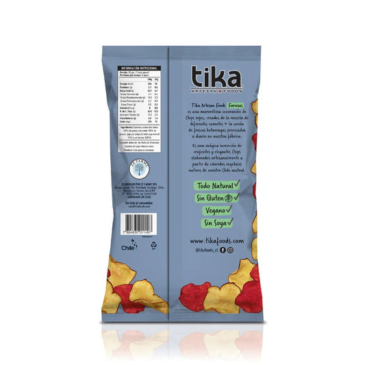 TIKA VEGGIE CHIPS FURIOSAS 150GR