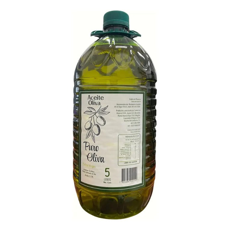 PURO OLIVA ACEITE DE OLIVA EXTRA VIRGEN BIDON 5LTS