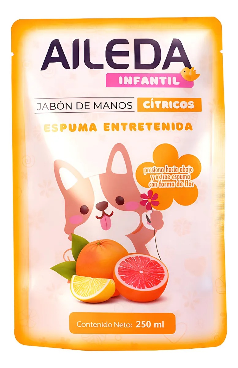 AILEDA RECARGA PARA JABON DE MANOS 250ML CITRICO