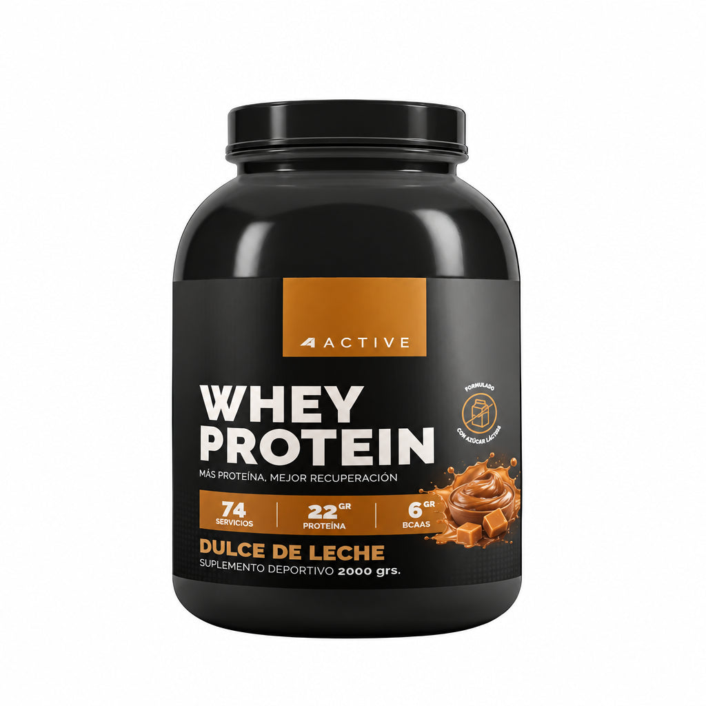 4 ACTIVE WHEY PROTEIN MANJAR DULCE DE LECHE 2kg