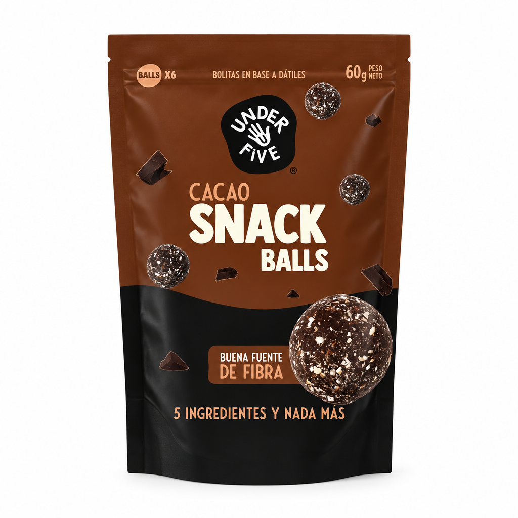 UNDERFIVE BALLS CACAO CRUNCH 60GR VEGANO Liquidacion 11/11/2026