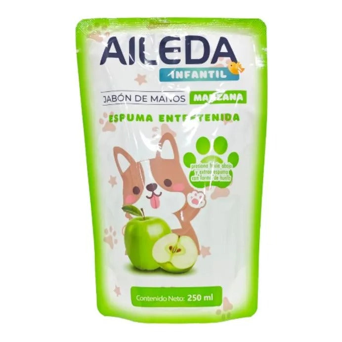 AILEDA RECARGA PARA JABON DE MANOS 250ML MANZANA