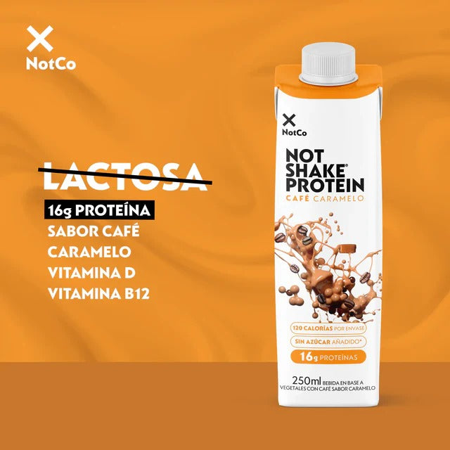 NOT SHAKE PROTEIN CARAMELO SIN GLUTEN 250ml