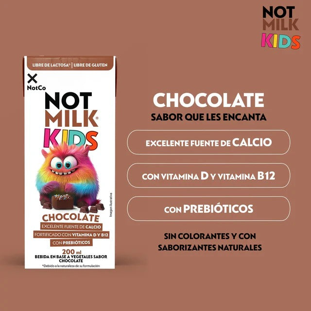 NOT MILK BEBIDA VEGETAL CHOCOLATE KIDS 200ML
