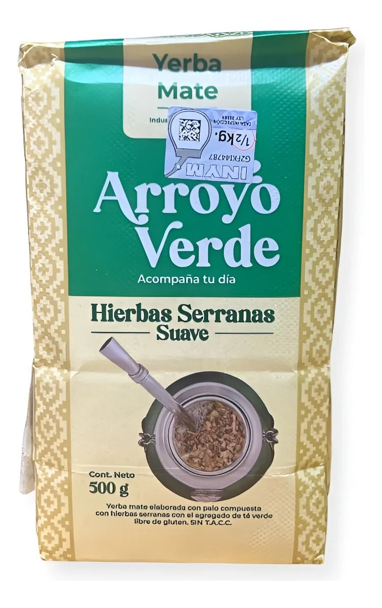 Arroyo Verde Yerba Mate Hierbas Serranas 500g