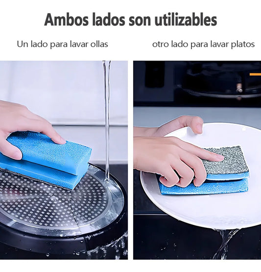 AILEDA PACK 3X ESPONJA PARA COCINA DOBLE CARA