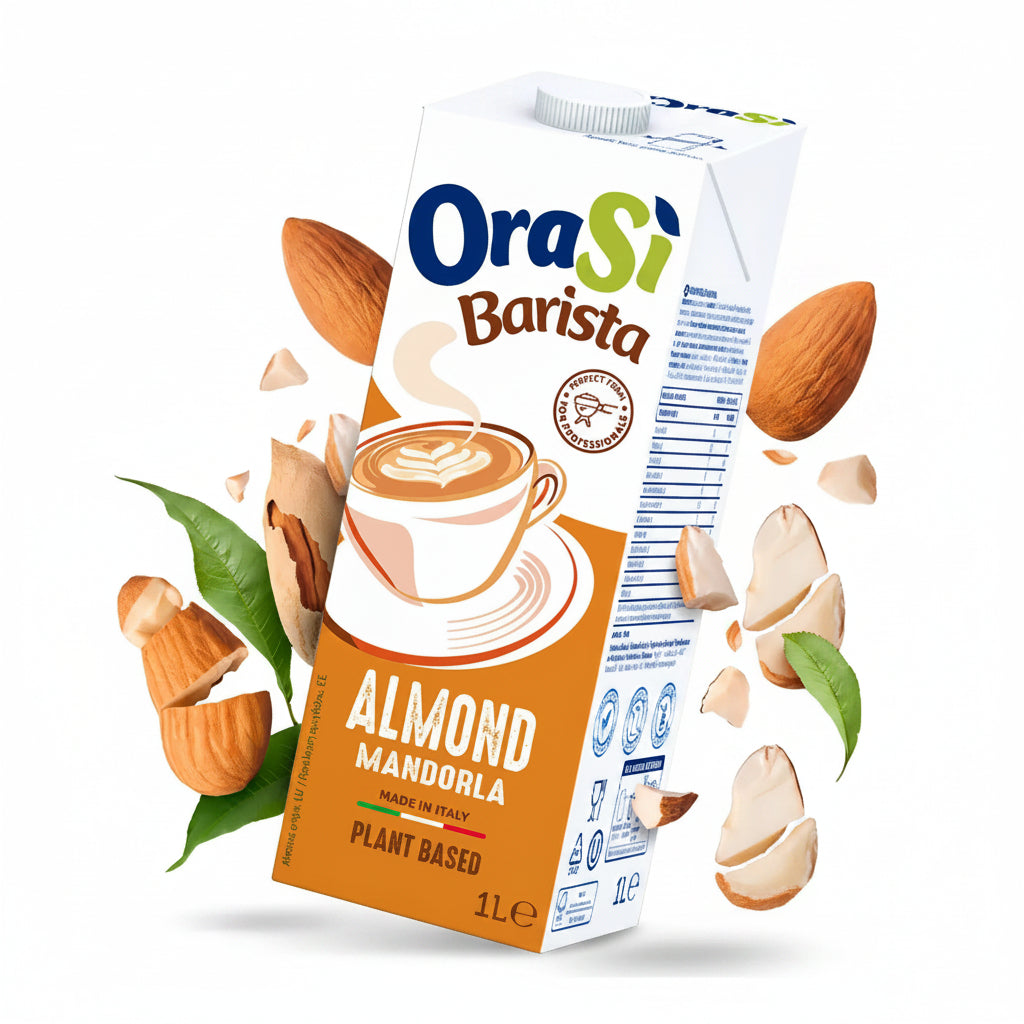 ORASI LECHE VEGETAL BARISTA ALMENDRA 1LT SIN GLUTEN