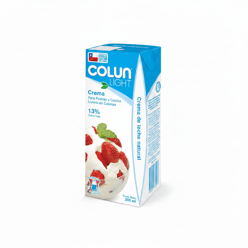 COLUN CREMA PARA BATIR LIGHT 200ML SIN GLUTEN Liquidacion 03.07.2026