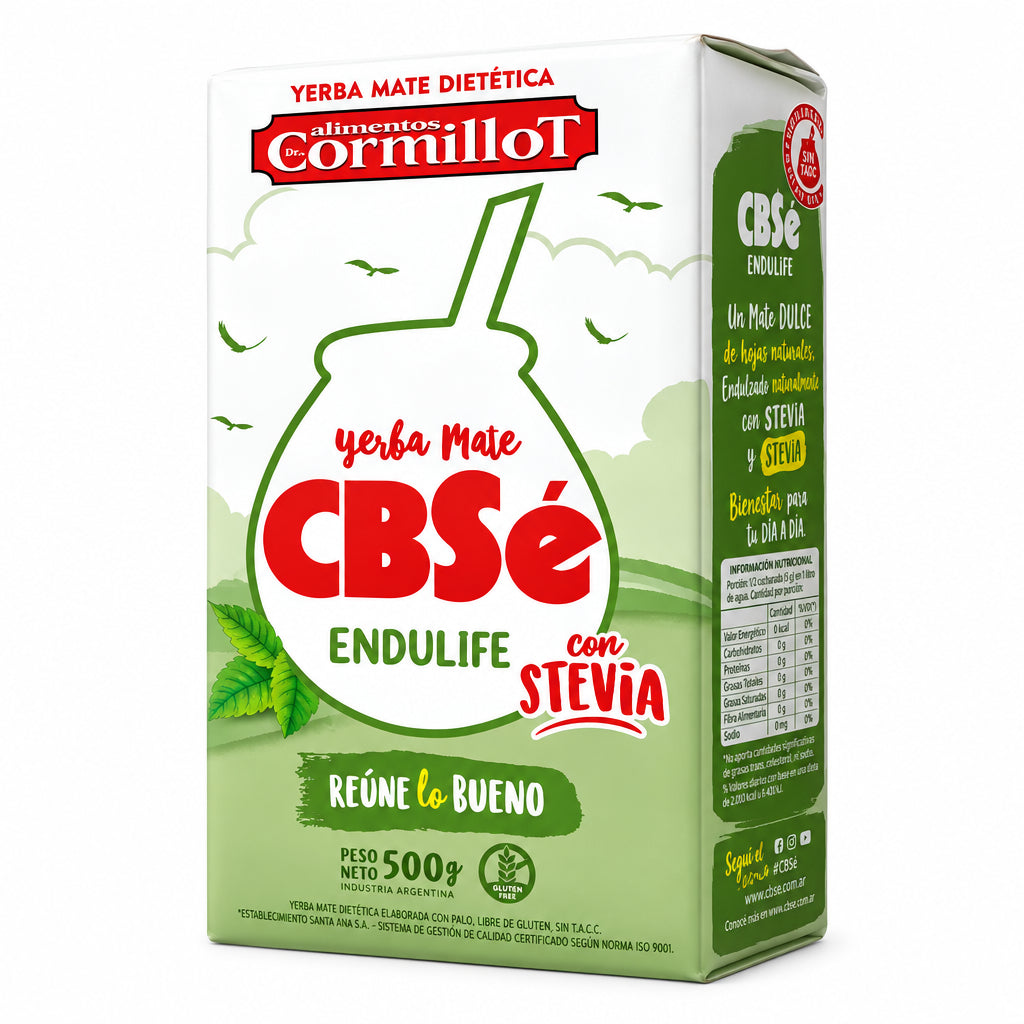 CBSE YERBAMATE ENDULIFE SIN GLUTEN 500GRS