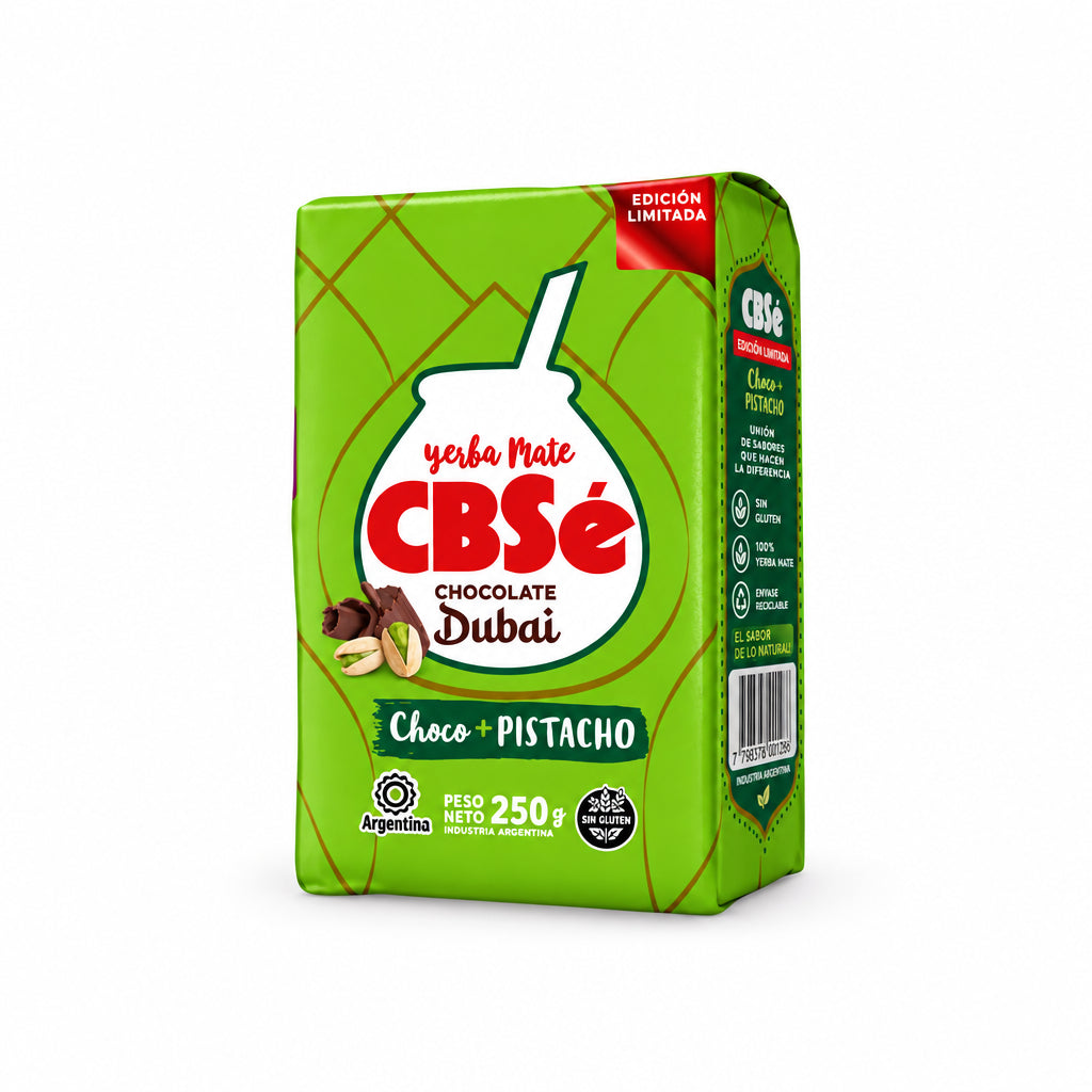 CBSE YERBAMATE CHOCOLATE DUBAI SIN GLUTEN 250GRS