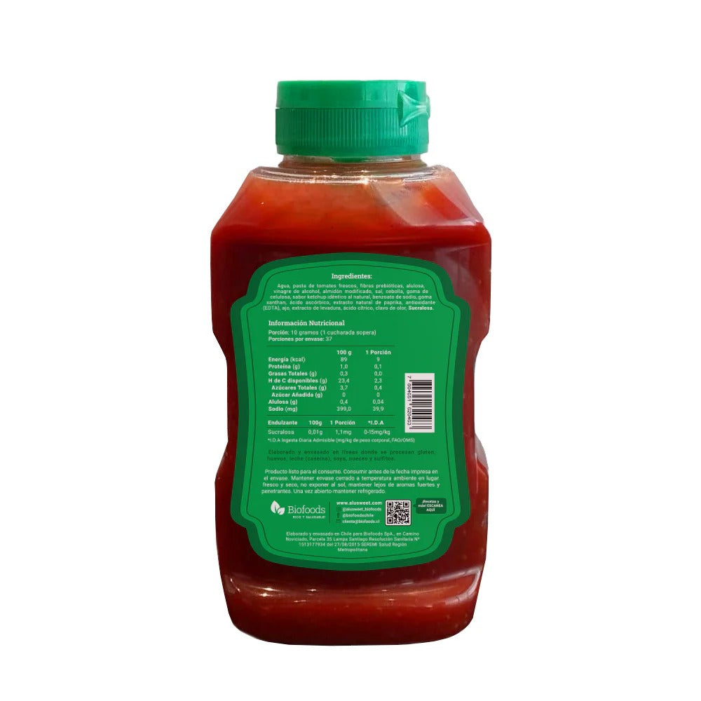 ALUSWEET KETCHUP SIN AZUCAR 370GR