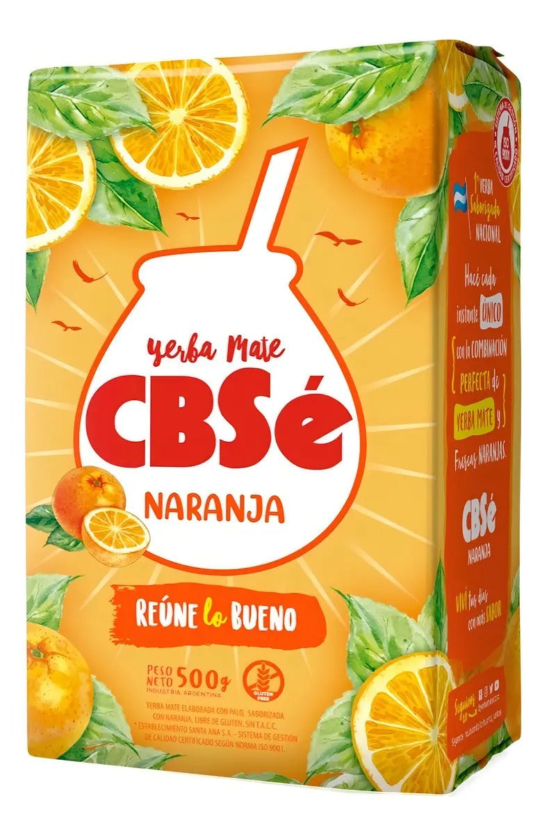 CBSE YERBAMATE NARANJA SIN GLUTEN 500GRS solo cyberday 2026