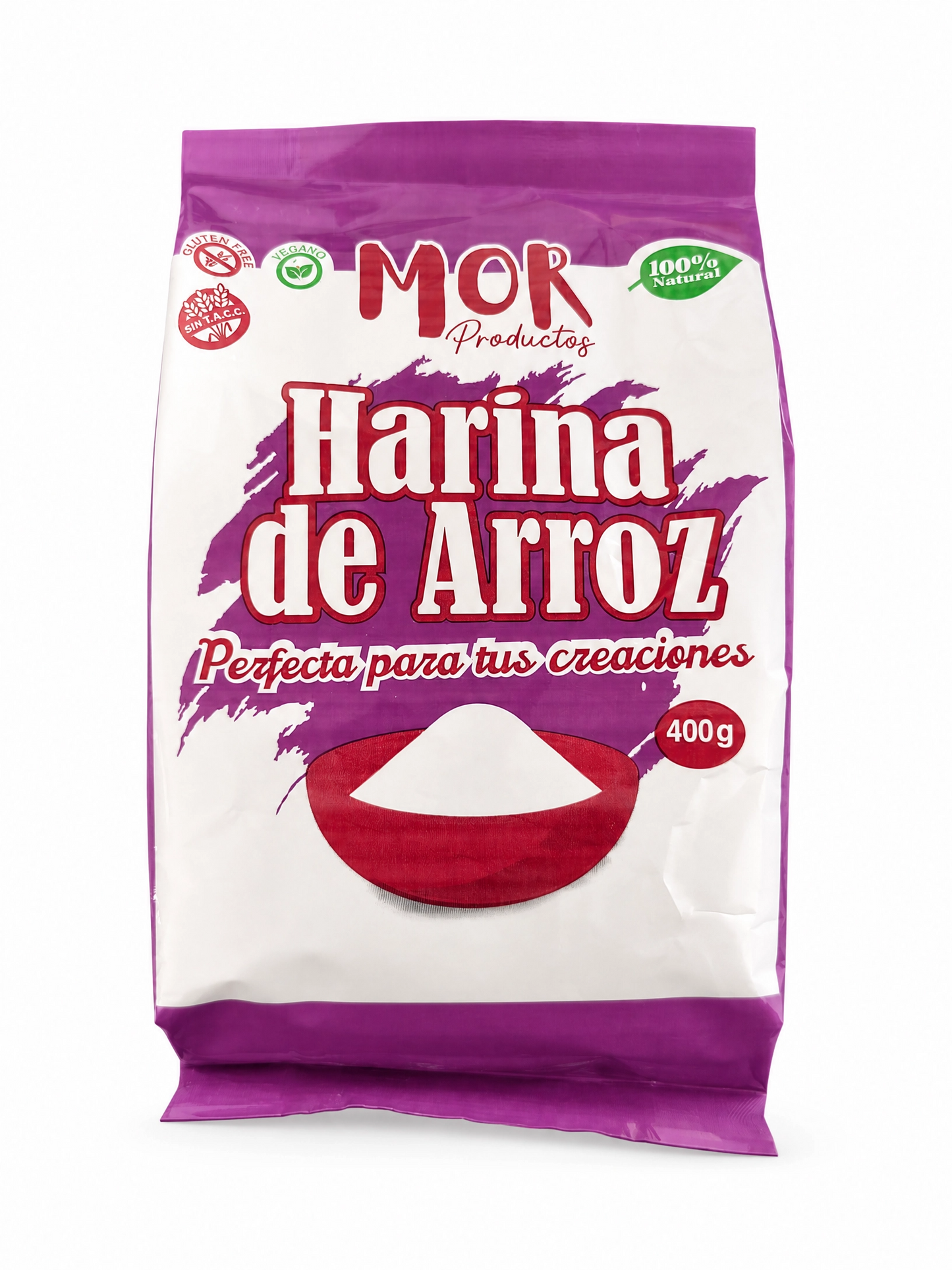 HARINA DE ARROZ SIN GLUTEN MOR 400GR
