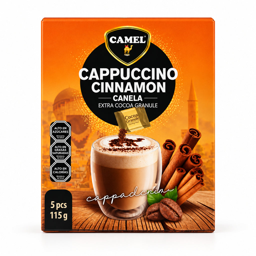 CAMEL CAFÉ CAPUCCINO CANELA 5UN 125GR