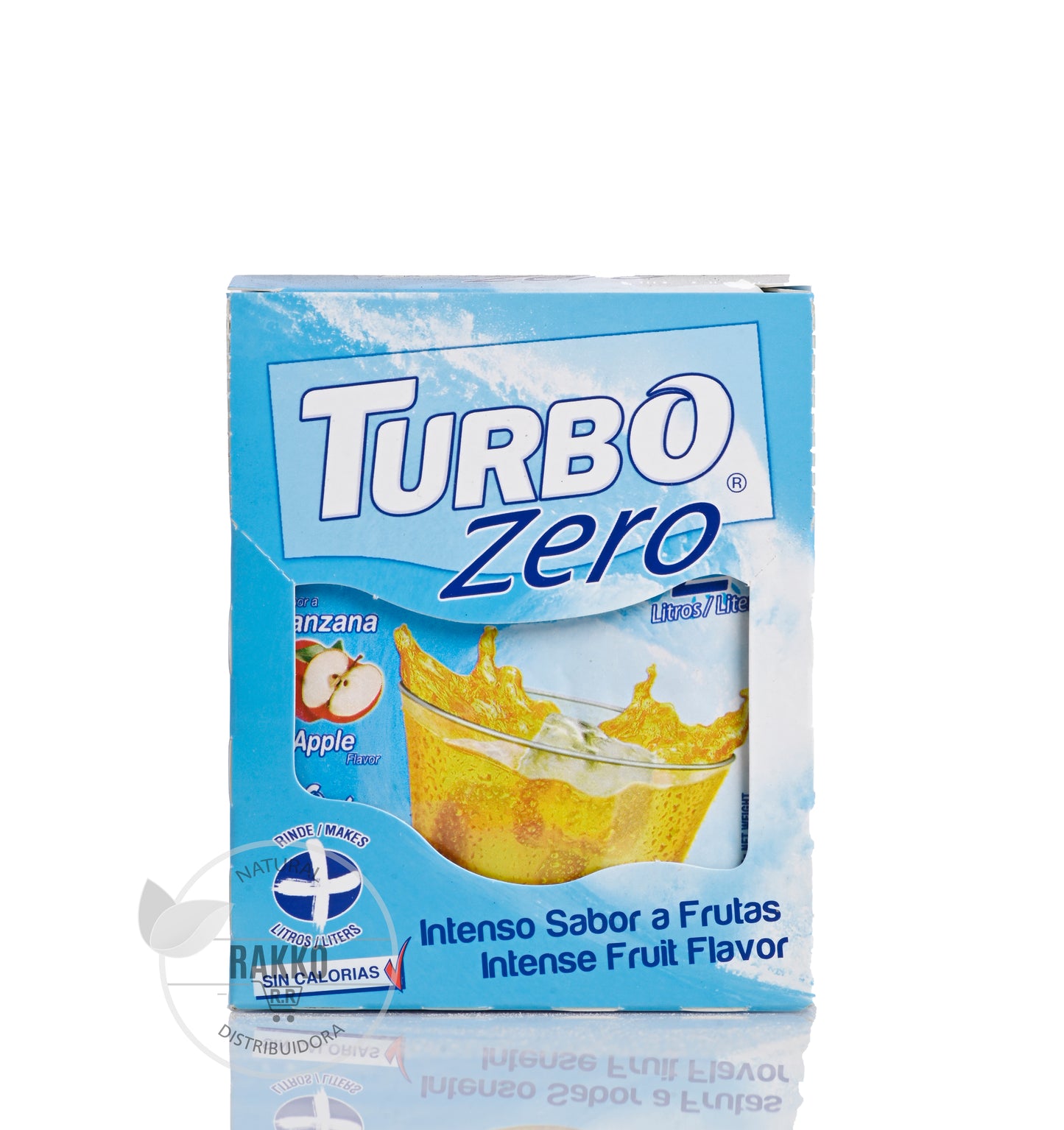 TURBO ZERO JUGO SABOR MANZANA DISPLAY 10UN