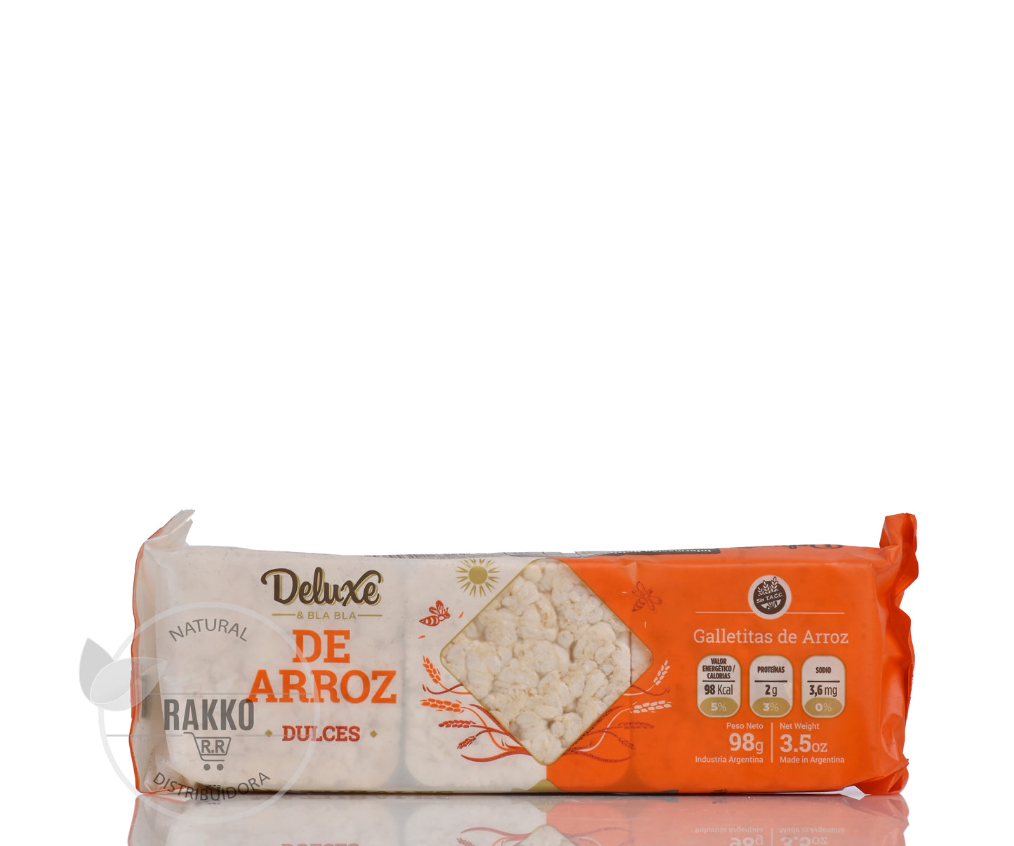 GALLETAS DE ARROZ DULCES DELUX 115g