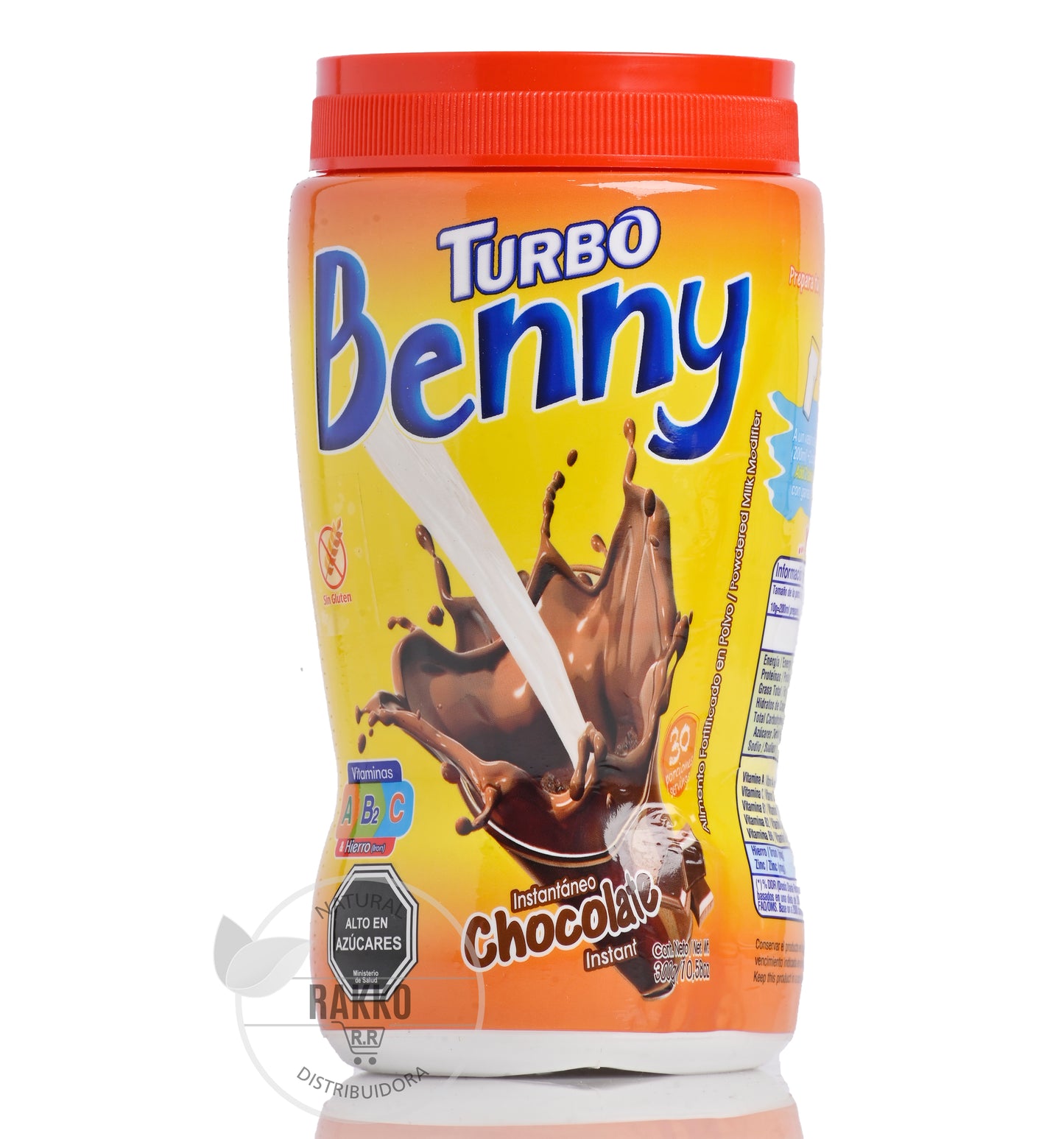 TURBO BENNY SABOR CHOCOLATE 300g