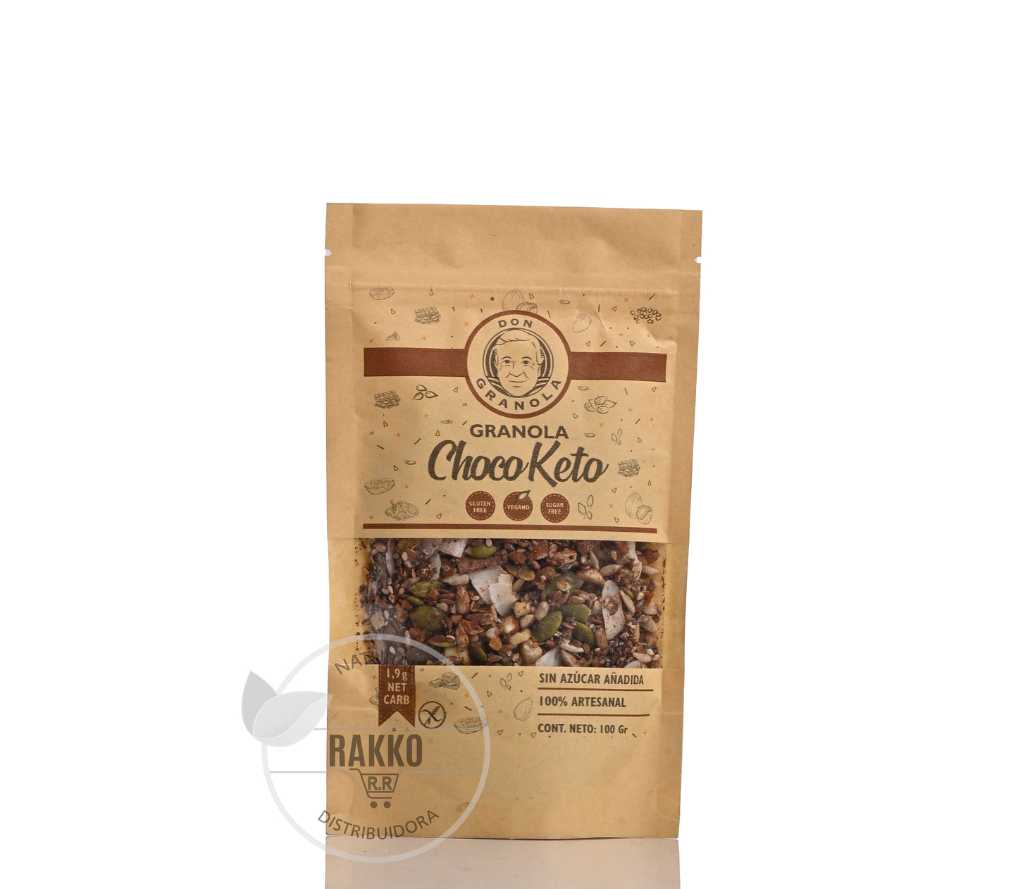 GRANOLA CHOCO KETO DON GRANOLA 100g